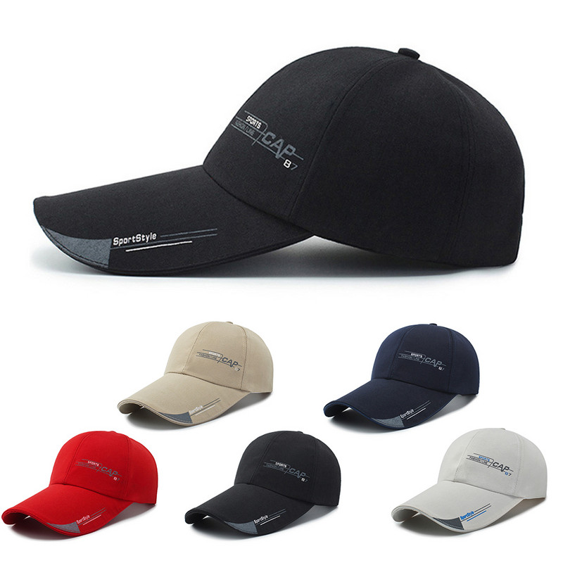 Γυναικεία μόδα Μπέιζμπολ για υπαίθρια πεζοπορία γράμματα Καπέλα συμπαγές κέντημα Ρυθμιζόμενο καπέλο Γυναικεία Ανδρικά βαμβακερά καπέλα casual