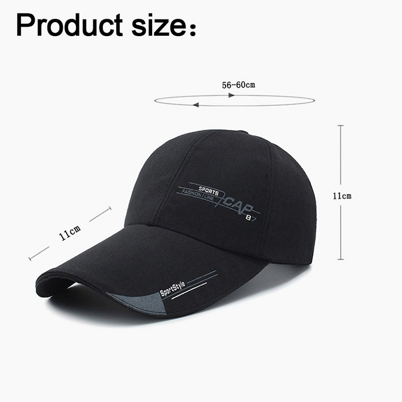 Γυναικεία μόδα Μπέιζμπολ για υπαίθρια πεζοπορία γράμματα Καπέλα συμπαγές κέντημα Ρυθμιζόμενο καπέλο Γυναικεία Ανδρικά βαμβακερά καπέλα casual