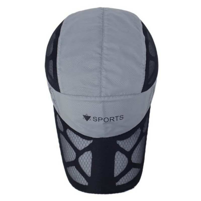 Õues kevad-suvemüts Jooksev päikesevari, pesapallimüts, kiirkuivav võrk, hingav meeste naiste vabaaja müts