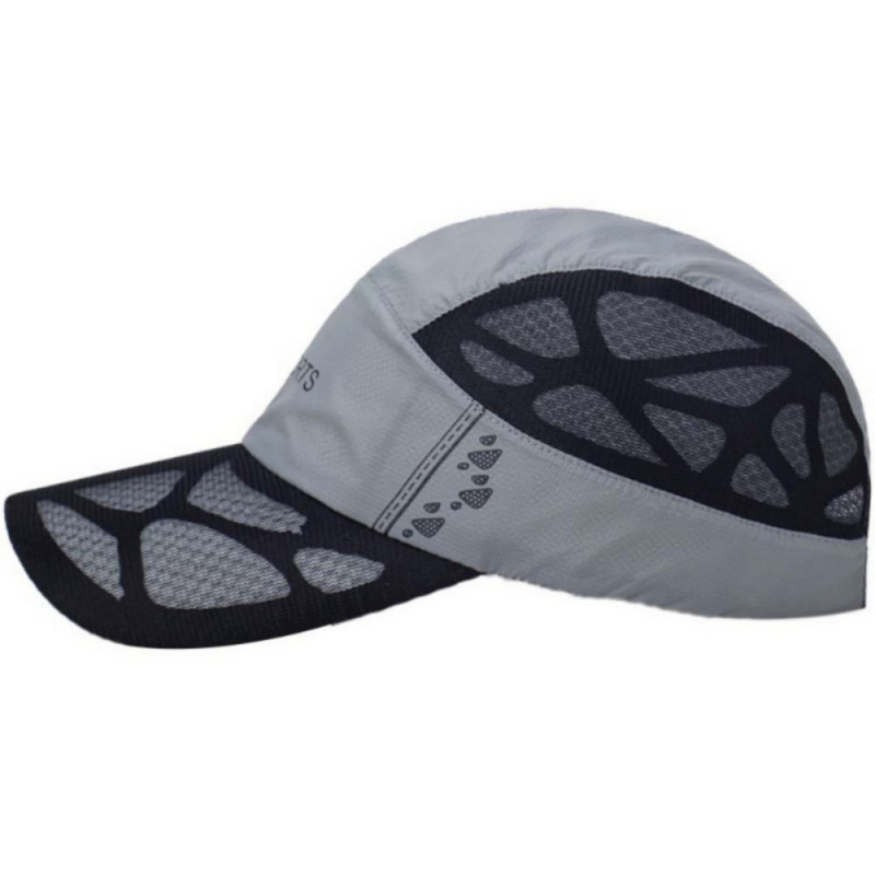 Õues kevad-suvemüts Jooksev päikesevari, pesapallimüts, kiirkuivav võrk, hingav meeste naiste vabaaja müts