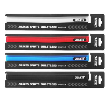 Aolikes Sports Hair Bands Elastic Pilates Yoga Ζώνη καθοδήγησης σιλικόνης Ζώνη ιδρώτα Head Headwear Sweatband Gym Protector