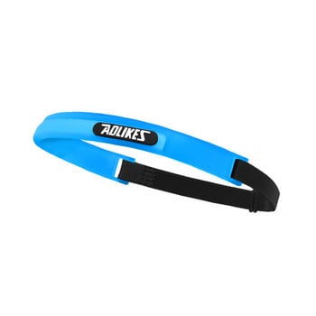 Aolikes Sports Hair Bands Elastic Pilates Yoga Ζώνη καθοδήγησης σιλικόνης Ζώνη ιδρώτα Head Headwear Sweatband Gym Protector