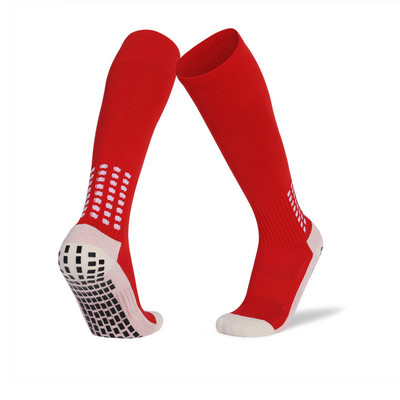 Új stílusú futballzokni kerek szilikon tapadókorong markolat csúszásgátló focizokni sport férfi női baseball rögbi zokni vastagítás