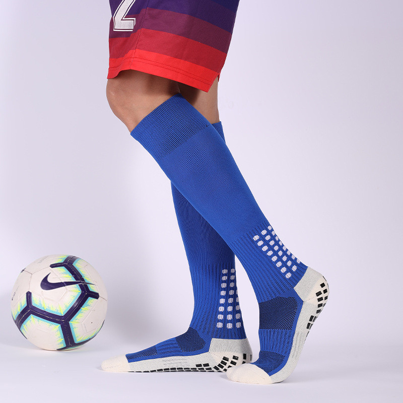 Új stílusú futballzokni kerek szilikon tapadókorong markolat csúszásgátló focizokni sport férfi női baseball rögbi zokni vastagítás