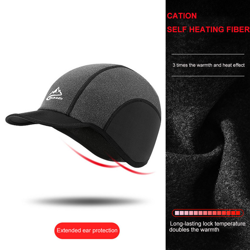 Kvaliteetne 3 värvi kuuma tuule- ja veekindel välispordimüts soojendab ühtlaselt, et hoida soojas rattasõidumüts