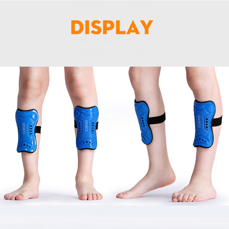1 paar elastset sidet reguleeritav jalgpall säärekaitsmed täiskasvanutele lastele jalgpall säärekaitsmed jalavarrukad põlve toetavad padjad
