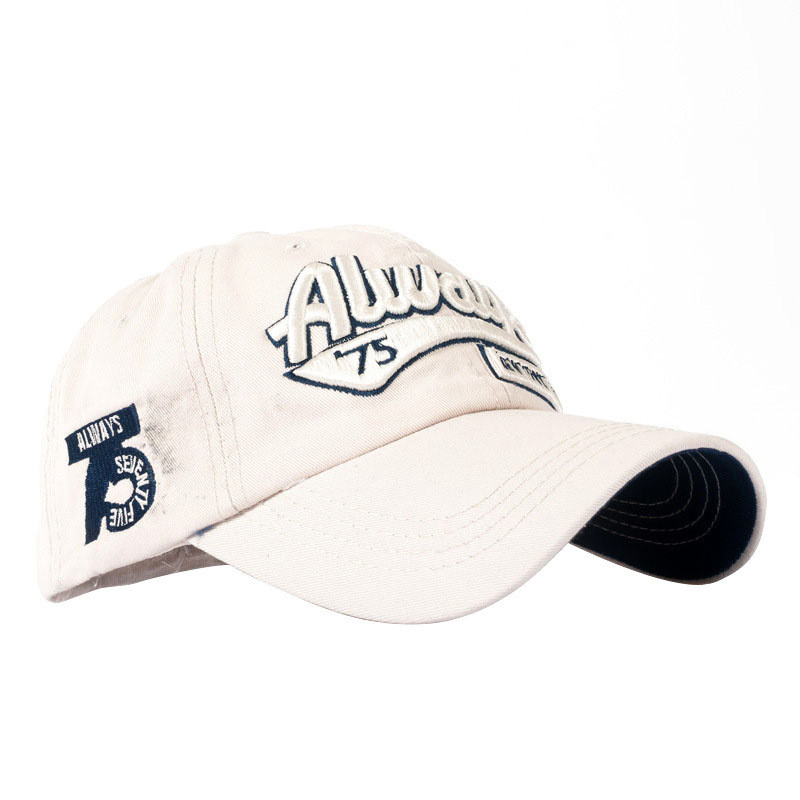 Sügispuuvillane pesapallimüts naistele vabaaja kiritikandid Always75 3D kolmemõõtmeline tikitud isamüts Meeste metsik kolju C