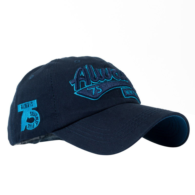 Sügispuuvillane pesapallimüts naistele vabaaja kiritikandid Always75 3D kolmemõõtmeline tikitud isamüts Meeste metsik kolju C