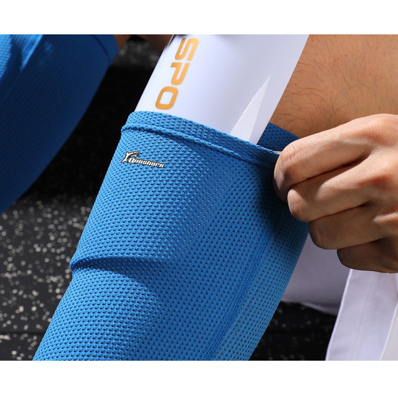 Femei Bărbați Copii Adolescenți Fotbal Tibie Mâneci pentru picioare Fotbal Protector pentru viței Protecții pentru tibie Anti-șoc Seturi anti-coliziune Logo personalizat