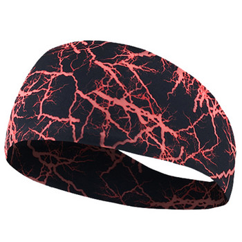 Sport Sweat Headband Sweatband Ζώνες μαλλιών γιόγκα Τρέξιμο Ποδηλασία Χορός Fitness Head Anti Sweat Bands Sports Safety Bands