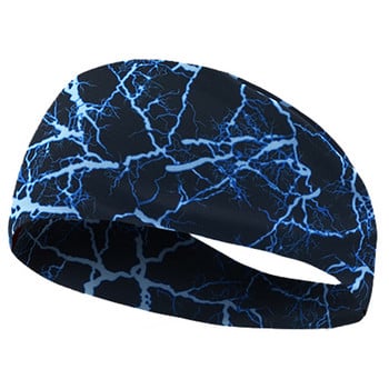 Sport Sweat Headband Sweatband Ζώνες μαλλιών γιόγκα Τρέξιμο Ποδηλασία Χορός Fitness Head Anti Sweat Bands Sports Safety Bands