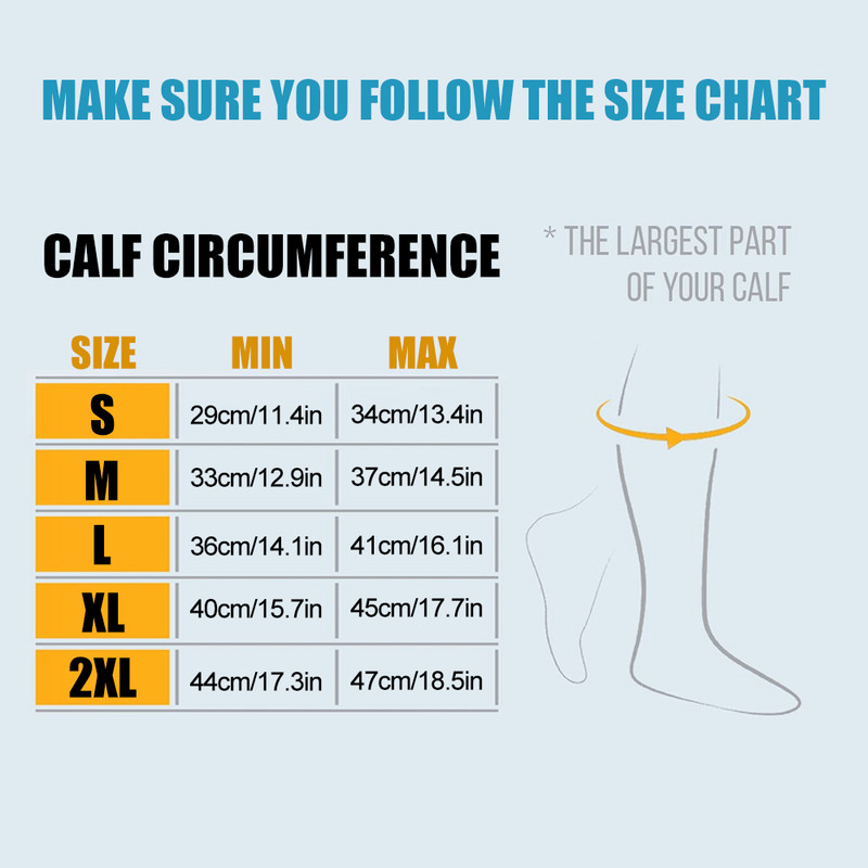 2 vnt blauzdos suspaudimo rankovė, 15-20 mmHg blauzdą palaikančios kompresinės kojinės be pėdų kojinės blauzdų įtvarai, varikozinėms venoms, atstatymui