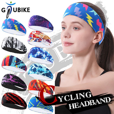 GTUBIKE Elastic Cycling Yoga Headband Επίδεσμος ιδρώτας Sport Hair Band Workout Fitness Jog Μπάσκετ Τρέξιμο Sweatband Γυναίκες Άντρες