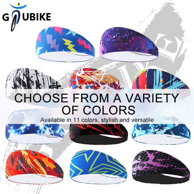 GTUBIKE Elastic Cycling Yoga Headband Επίδεσμος ιδρώτας Sport Hair Band Workout Fitness Jog Μπάσκετ Τρέξιμο Sweatband Γυναίκες Άντρες