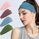 Sieviešu sviedru lente sporta galvas saite Stretch elastīga joga skriešanas matu lente vīriešiem āra sporta galvas aptinums fitnesa sporta veidi