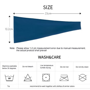 Γυναικείες αθλητικές κορδέλες κεφαλής Stretch Ελαστική Γιόγκα Τρέξιμο Μαλλιά ανδρών Αθλητισμός Υπαίθριος Αθλητικός Περιτύλιγμα κεφαλής Fitness Sports