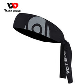 WEST BIKING Bentiță absorbantă pentru ciclism Bărbați, femei, Bandă pentru transpirație, Benzi de păr pentru yoga, Bentita de păr anti-alunecare, Uscare rapidă, Alergare, Fitness