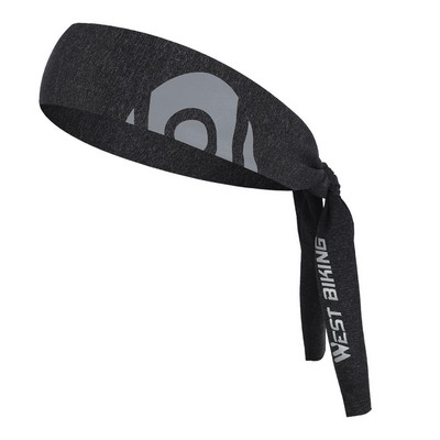 WEST BIKING Bentiță absorbantă pentru ciclism Bărbați, femei, Bandă pentru transpirație, Benzi de păr pentru yoga, Bentita de păr anti-alunecare, Uscare rapidă, Alergare, Fitness