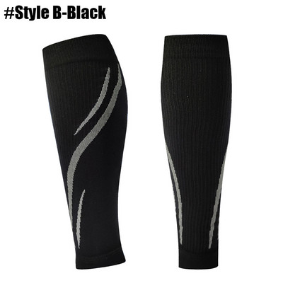 1Pár sportkompressziós lábszárujj elasztikus lábszártámasz zokni lábmelegítő férfiaknak női kerékpározás futás kosárlabda futball