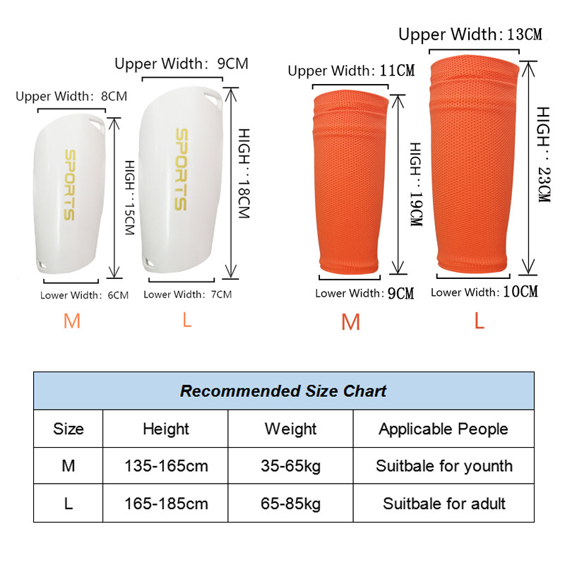 Novi štitnik za potkoljenicu za tinejdžere Jastučići za čarape za odrasle Zaštita tibije Potpora za noge Nogometni trening Zaštitna oprema Teleći rukavi 1 par