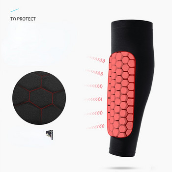 1 τεμ. Ποδόσφαιρο Shin Guards Outdoor Sport Honeycomb Anti-Collision Pads Προστασία ποδιών Κνήμης Ποδόσφαιρο