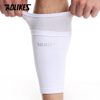 1 ζευγάρι Προστατευτικές κάλτσες ποδοσφαίρου AOLIKES, προστατευτικό κνήμης με τσέπη για ποδόσφαιρο, μαξιλαράκια ποδοσφαίρου, μανίκια στήριξης ποδοσφαίρου Κάλτσα στήριξης γάμπας για ενήλικες