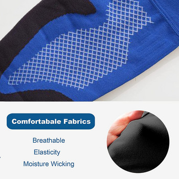 1 чифт компресионни ръкави за прасеца за мъже, жени - перфектна опция за нашите компресионни чорапи за бягане, шина за пищял, пътуване, кърмене