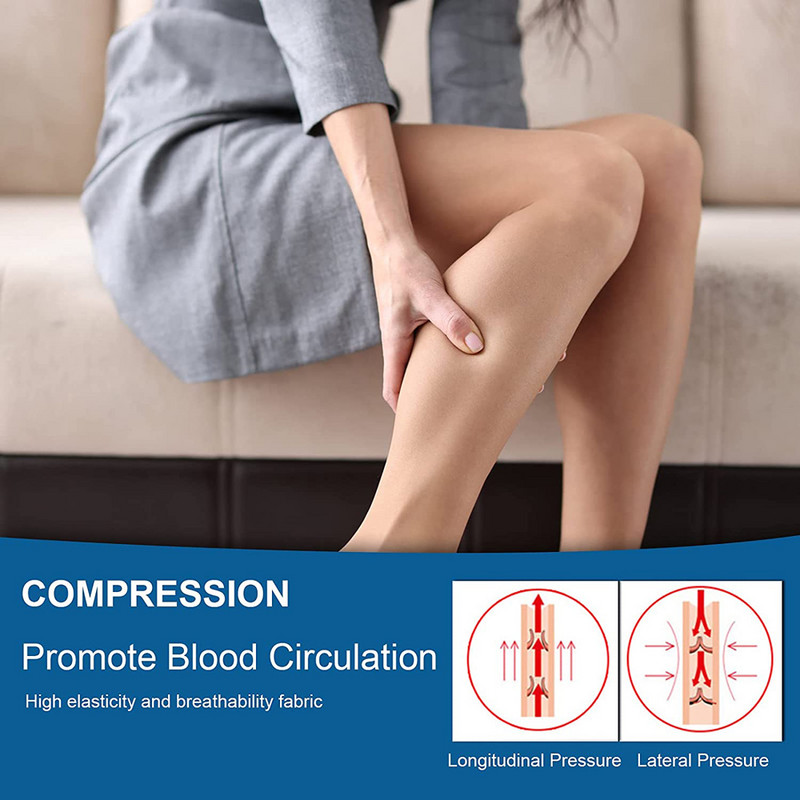 1 paar kompressioonvarrukaid meestele, naistele – ideaalne valik meie kompressioonsokkidele jooksmiseks, sääreluu, reisimiseks, põetamiseks