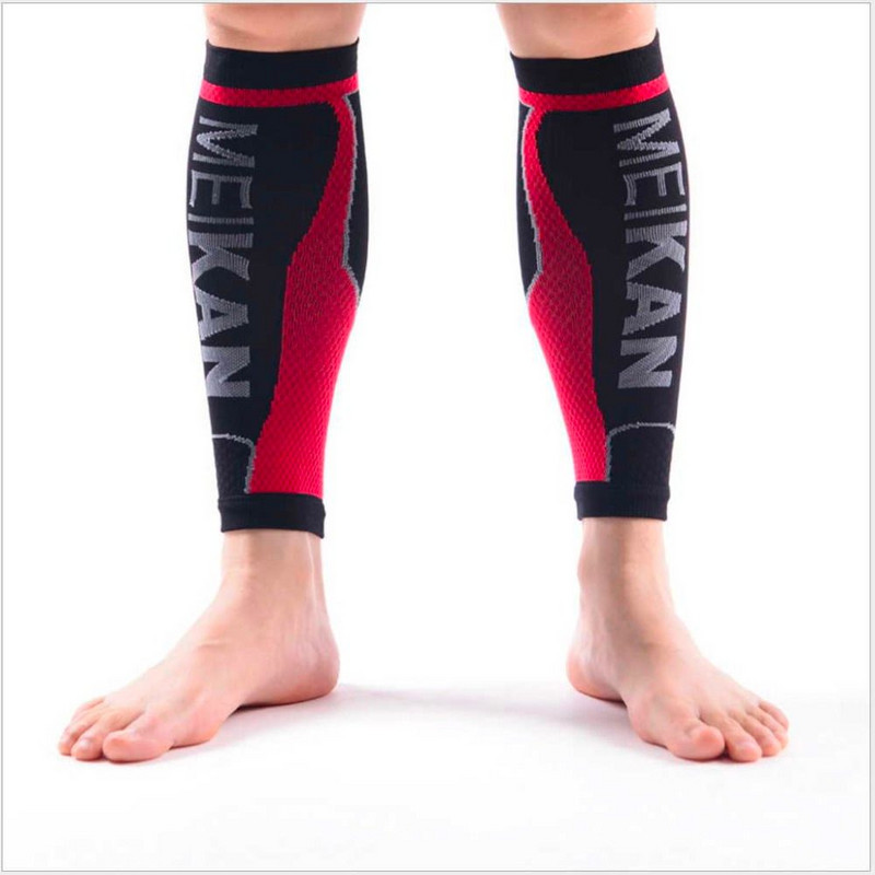 1 pár stabilizáló izmok futó lábszárvédő energia kompresszió kocogás vádli ujjú foci kosárlabda Crus védő