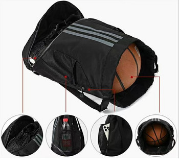 Спортна фитнес раница с голям капацитет Мъжка чанта Дамска многофункционална фитнес йога Плуване Водоустойчива баскетболна чанта Пътна тренировъчна чанта