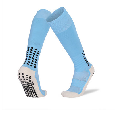 Naujo stiliaus futbolo kojinės apvalios silikoninės siurbimo taurelės rankena Neslystančios futbolo kojinės sportinės vyriškos beisbolo regbio kojinės storinimas