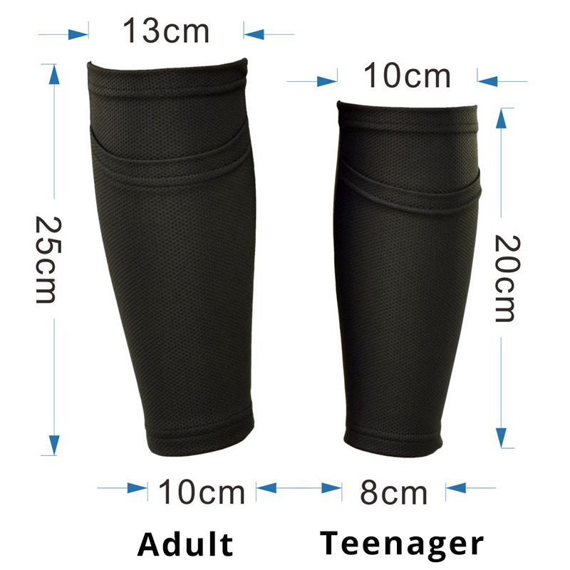 Ανδρικά Γυναικεία Ποδόσφαιρο Επιθέματα Κνήμης Κάλτσες Μόσχου Μανίκι Πόδι Στήριγμα γάμπας Προστατευτικό Πατινάζ Αθλητικό ποδόσφαιρο Shin Guard