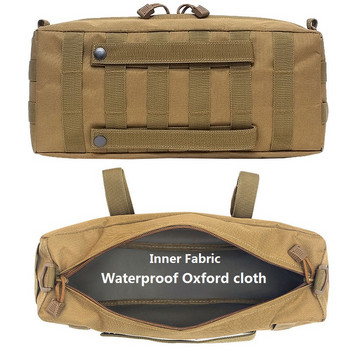 Тактическа раница Военна чанта Molle Sling Bag Чанта за съхранение на ловни принадлежности Найлонова Спорт на открито Къмпинг Туризъм Пътна опаковка
