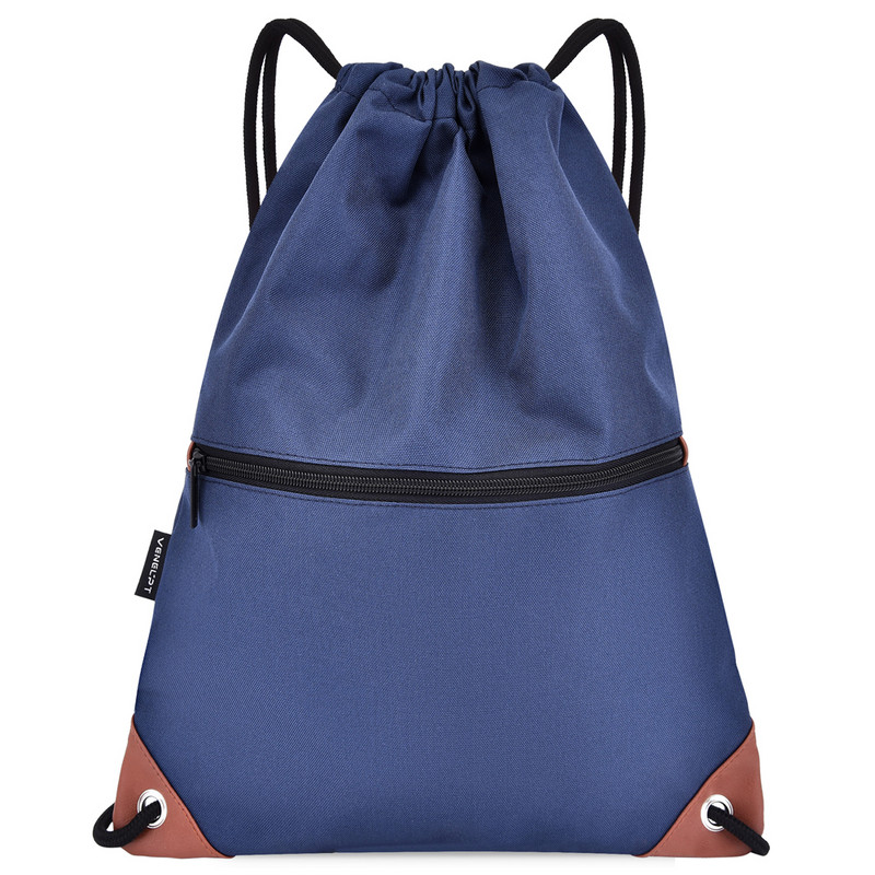 Vreća za vježbanje Ruksak s uzicom Vodootporna torba s uzicom i džepovima s patentnim zatvaračem Lagana torba Ruksak s vrpcom Sportska torba