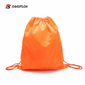 Σακίδιο πλάτης με κορδόνια Αδιάβροχη τσάντα χορδών Αθλητική τσάντα σάκος σάκος γυμναστικής για άντρες Γυναικεία Baasploa Πτυσσόμενα αθλητικά αξεσουάρ