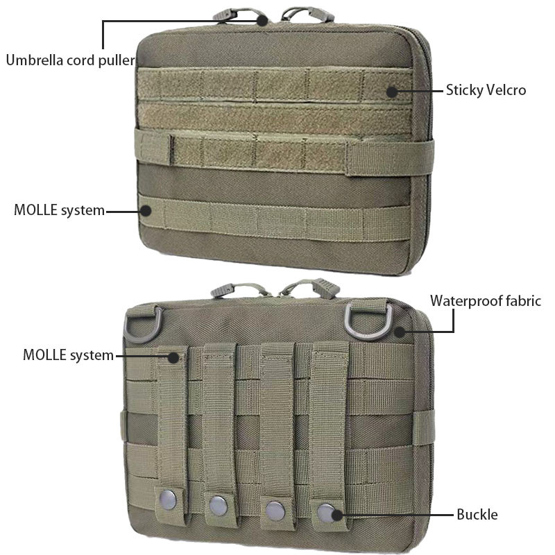 Taktinis karinis „Molle“ krepšys, medicininis pirmosios pagalbos krepšys, nailoninis lauko kelionių stovyklavimo armijos krepšys „Edc“ medžioklės kuprinės įrankių krepšys vyrams