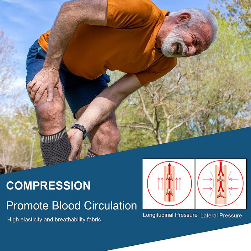 1 tk Sääre kompressioonvarrukad taastavad veenilaiendeid sääreluu lahast valu leevendav jalatugi Kompressisokid Jooksmine Jalgrattasport Sport