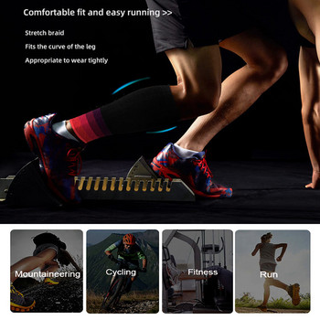 BraceTop 1 чифт компресионни ръкави за прасеца Shin Splint Calf Cramps Поддържащи крака Компресиращи чорапи за бягане, работа, спорт, колоездене, фитнес