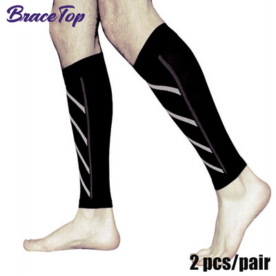 BraceTop 1 paari kompressiooniga säärevarrukad Sääre lahas, säärekrampi toetavad sääre kompressioonisokid jooksmiseks, tööks, spordiks, rattasõiduks, treeninguks