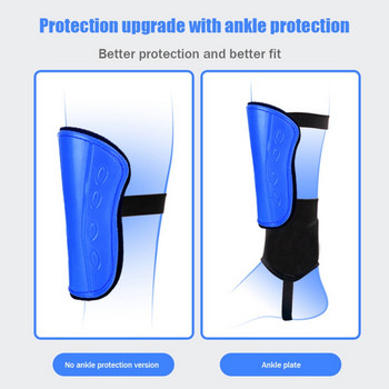 Ενήλικες Έφηβοι Παιδιά Ποδόσφαιρο Shin Guards Ποδόσφαιρο Προστασία αστραγάλου Επιθέματα ποδιών Κάλτσες γάμπας Ζώνη Παιδιά Kick Taekwondo Boxing