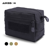 Tactical Molle Pouch 1000D Nylon Férfi Katonai Deréktáska Utility EDC Gear Belly Pouch Airsoft lőszertokos Vadászkiegészítő Táskák