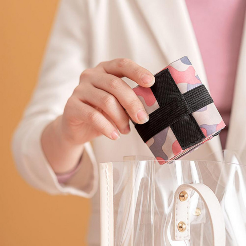 Genți de mână pentru femei, cu umăr portabil, mare, gros, din nailon, husă pliabilă pentru cumpărături.