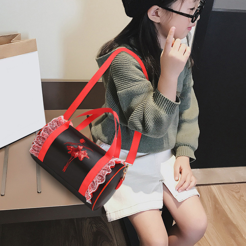 Lapsed Balletitants Pits Crossbody kott Laste Ladina tants Tote kotid Tünn Seljakott Kostüüm Riided Kingad Kleit Käekott tüdrukule