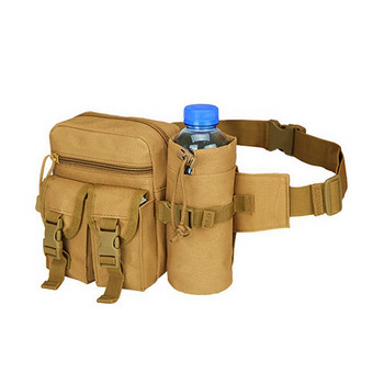 Тактически пакет за кръста Туризъм Къмпинг Бутилка за вода Калъф за телефон Водоустойчив найлонов камуфлаж Инструменти за открито EDC Военна мъжка чанта за колан