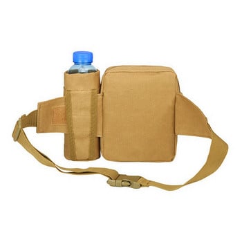 Тактически пакет за кръста Туризъм Къмпинг Бутилка за вода Калъф за телефон Водоустойчив найлонов камуфлаж Инструменти за открито EDC Военна мъжка чанта за колан