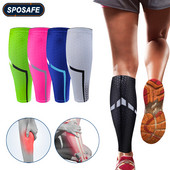 1 részes sport vádli kompressziós ujjak lábmelegítő sípcsont futáshoz kerékpározáshoz kosárlabda labdarúgás légáteresztő fitneszvédő
