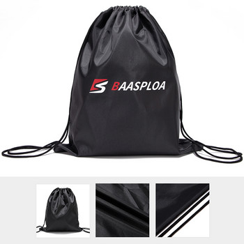 Baasploa водоустойчива сгъваема чанта за фитнес фитнес раница с шнур магазин джобен туризъм къмпинг плаж плуване мъже жени спортни чанти