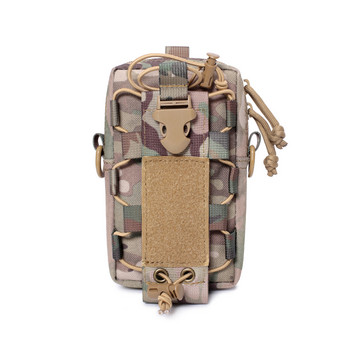 Тактическа чанта за кръста Molle, военна торбичка за бутилка, външна жилетка, пакет EDC инструменти, държач за мобилен телефон, калъф, аксесоар за лов, пакет за чанта