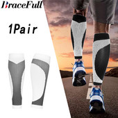 1 чифт компресионни ръкави за прасеца Мъже Жени Чорапи с шина за пищяла Ръкави за разширени вени за бягане Пътуване Кърмене Колоездене Болка в краката
