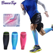 BraceTop Running Athletics Kompressioonvarrukad Jalg sääre sääre lahas Põlvepadja kaitse Sport Ohutus Unisex rattatreeninguks